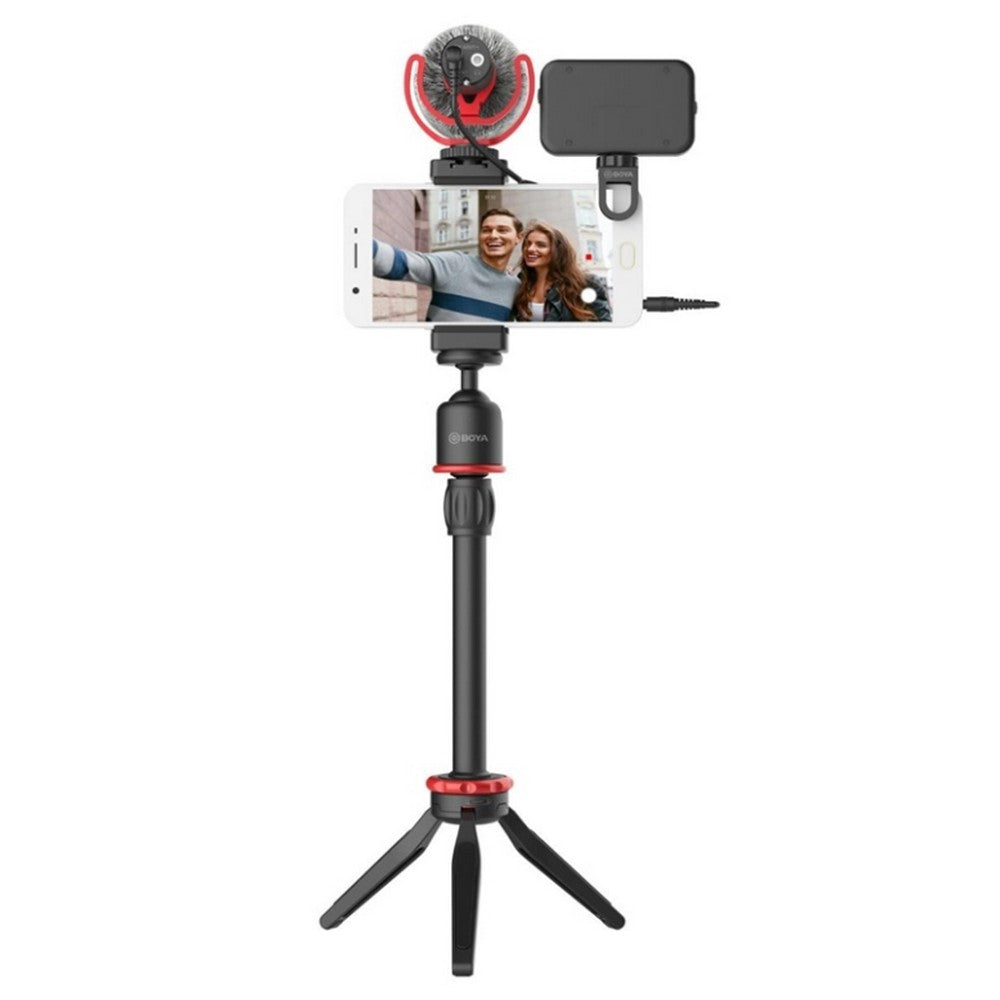 BOYA VLOGGING KIT 2 INCL. MINI TRIPOD BY-MM1 + MIC LED LIGHT - BY-VG350