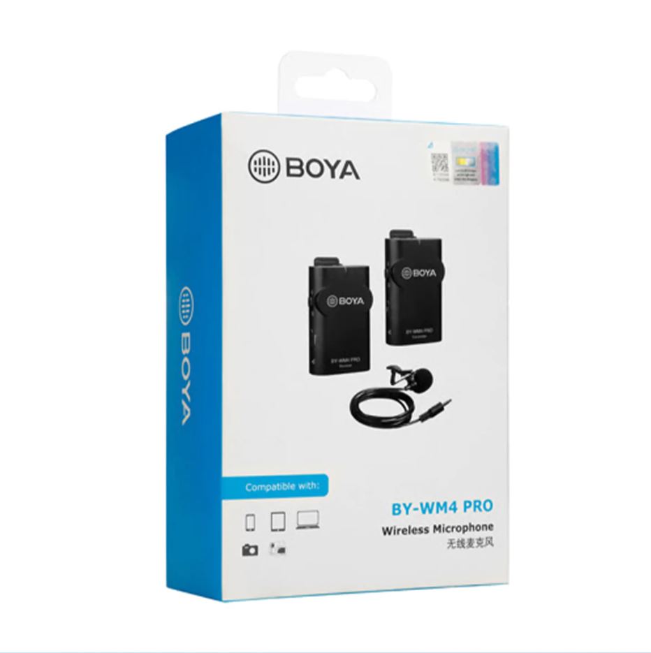 BOYA PRO WIRELESS MIC SYSTEM - BY-WM4PRO