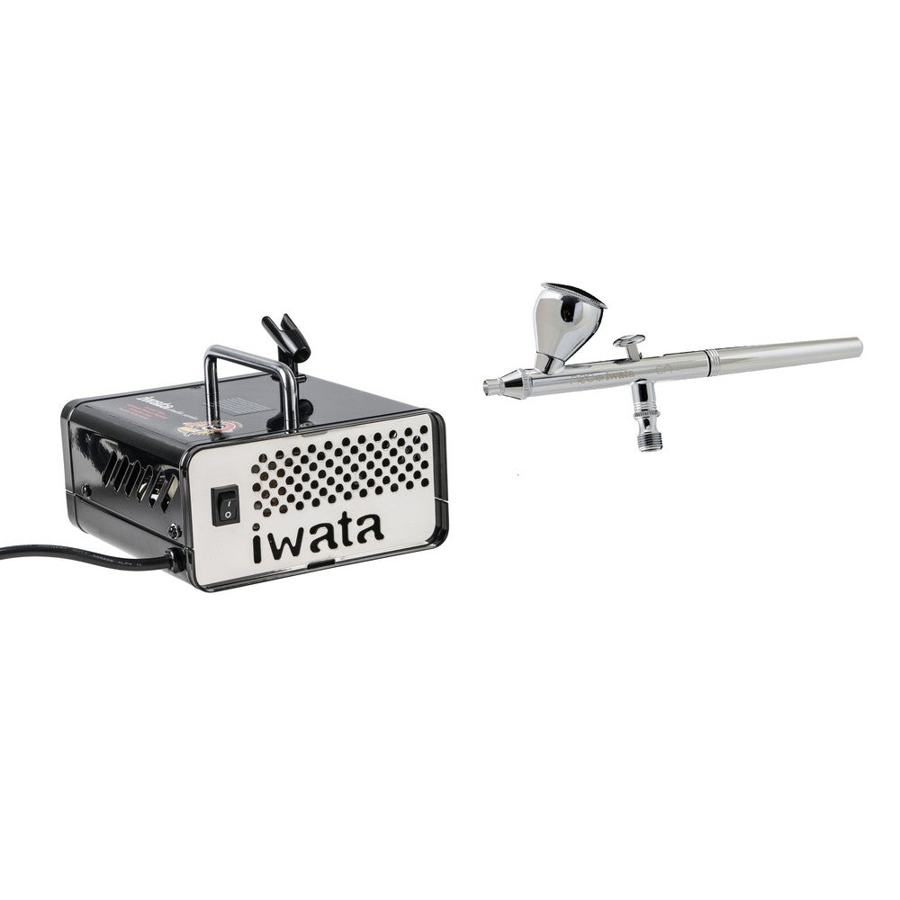 IWATA AIRBRUSH KIT CAKE HOME HP.CN + IS35 COMPRESSOR - CAKE.KIT2