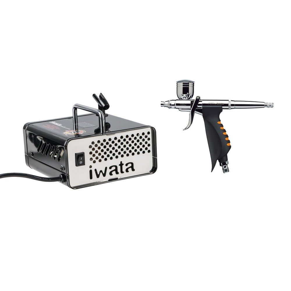 IWATA AIRBRUSH KIT CAKE HOME HP.TRN2 + IS35 COMPRESSOR - CAKE.KIT6