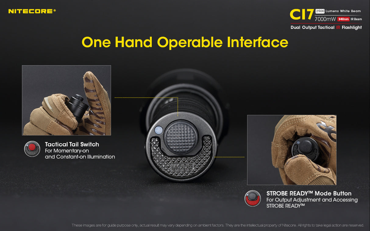 NITECORE FLASHLIGHT TORCH CI7 INFRARED LED - CI7
