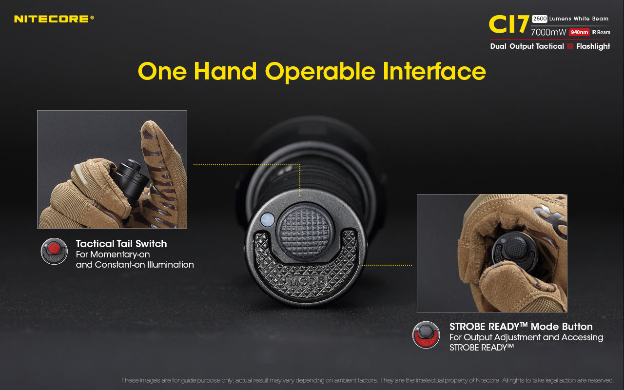 NITECORE FLASHLIGHT TORCH CI7 INFRARED LED - CI7