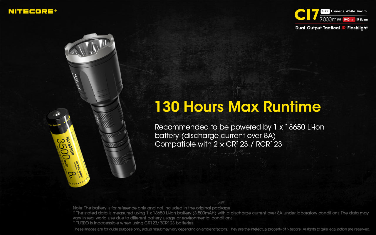 NITECORE FLASHLIGHT TORCH CI7 INFRARED LED - CI7