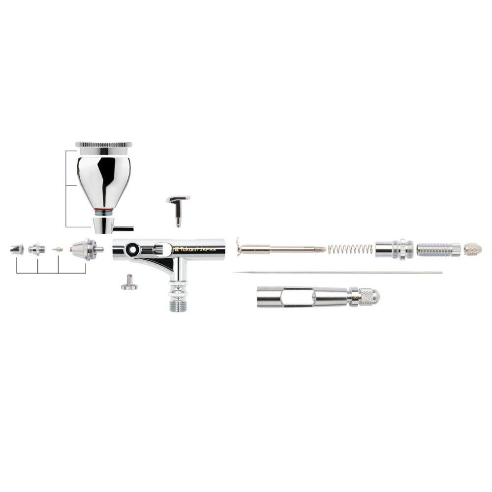 IWATA GRAVITY AIRBRUSH CUSTOM MICRON TAKUMI SIDE FEED DUAL ACTION 0.18M - CM.SBT