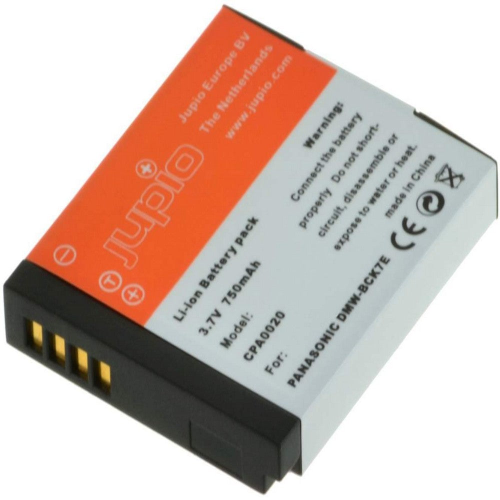 JUPIO CAMERA BATTERY PANASONIC DMW-BCK7E 3.7V 750MAH - CPA0020