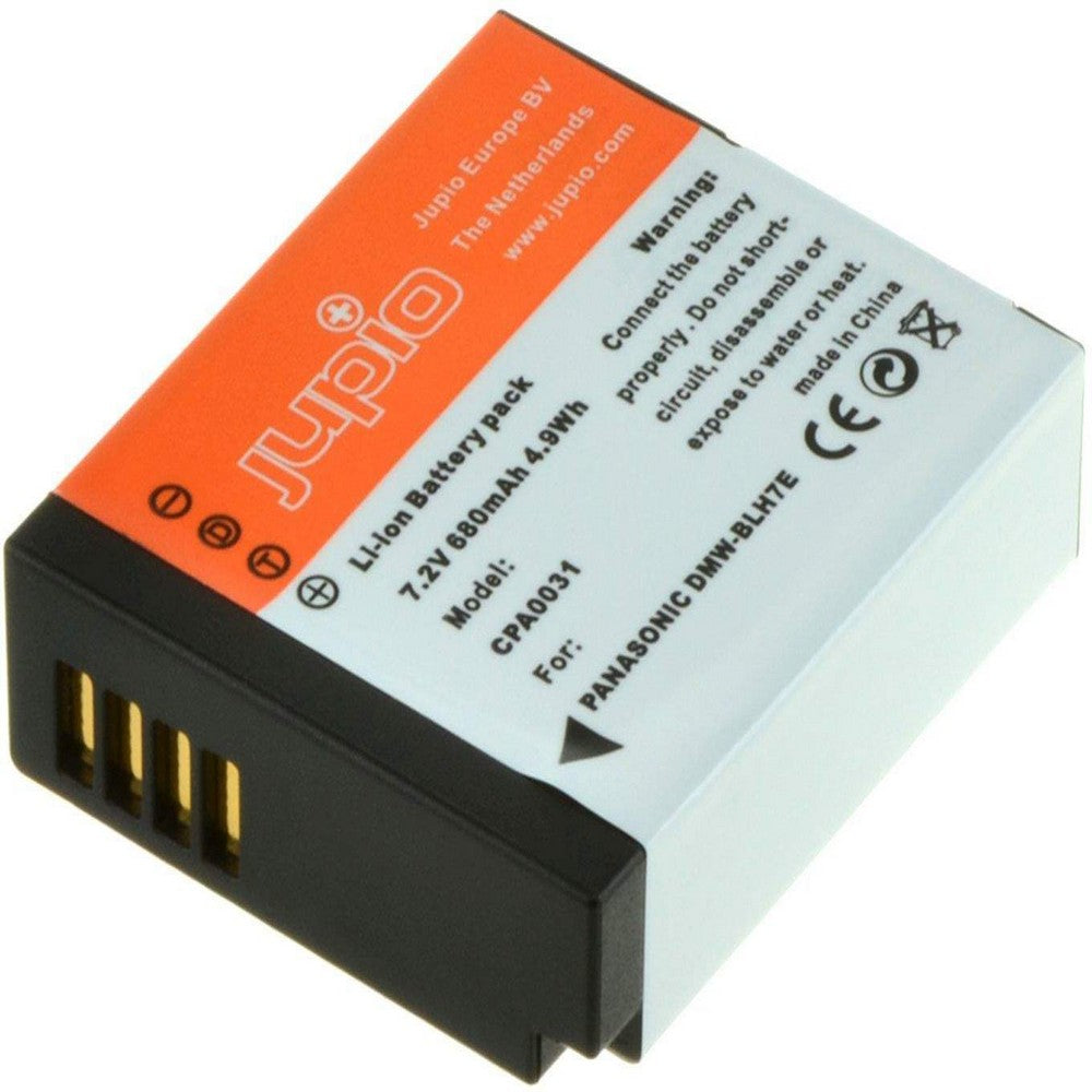 JUPIO CAMERA BATTERY PANASONIC DMW-BLH7E 7.2V 680MAH - CPA0031