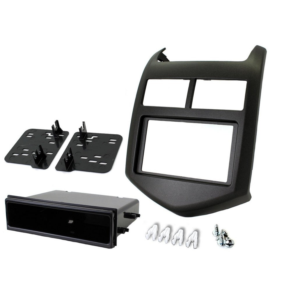 FITTING KIT HOLDEN BARINA 2011 - 2016 DIN & DOUBLE DIN (DARK GREY) - CT23CV07
