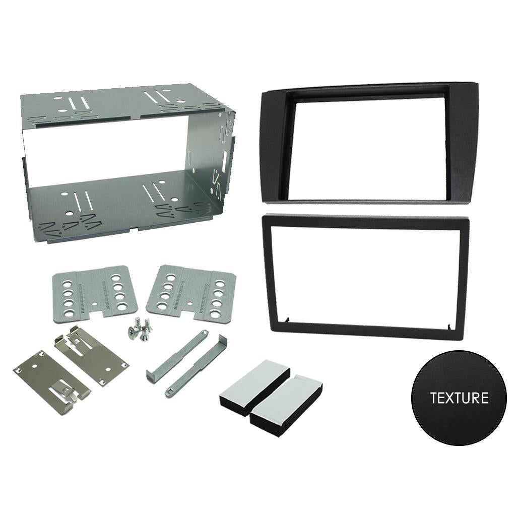 FITTING KIT JAGUAR S & X TYPE 2002 - 2009 DOUBLE DIN (BLACK) - CT23JG01