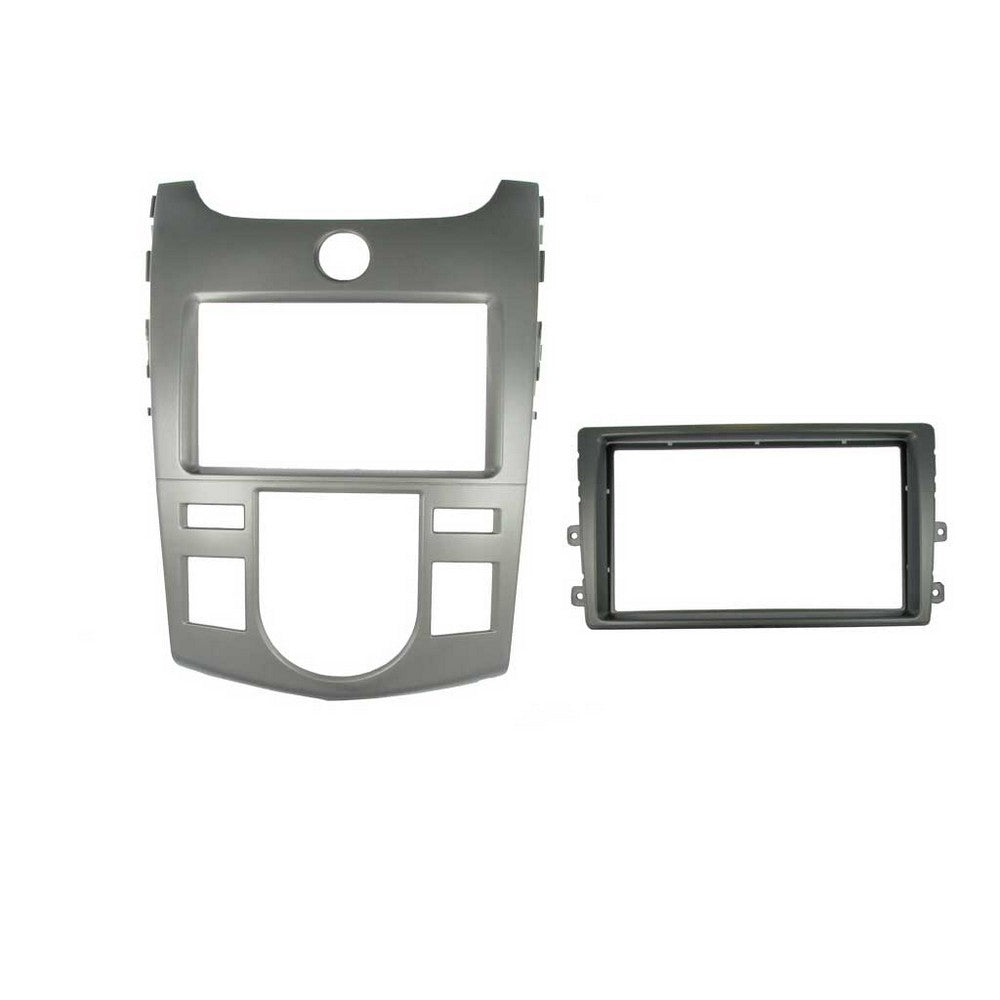 FITTING KIT KIA CERATO 2008 - 2012 DOUBLE DIN (AUTO AIRCON ONLY) (SIL - CT23KI23