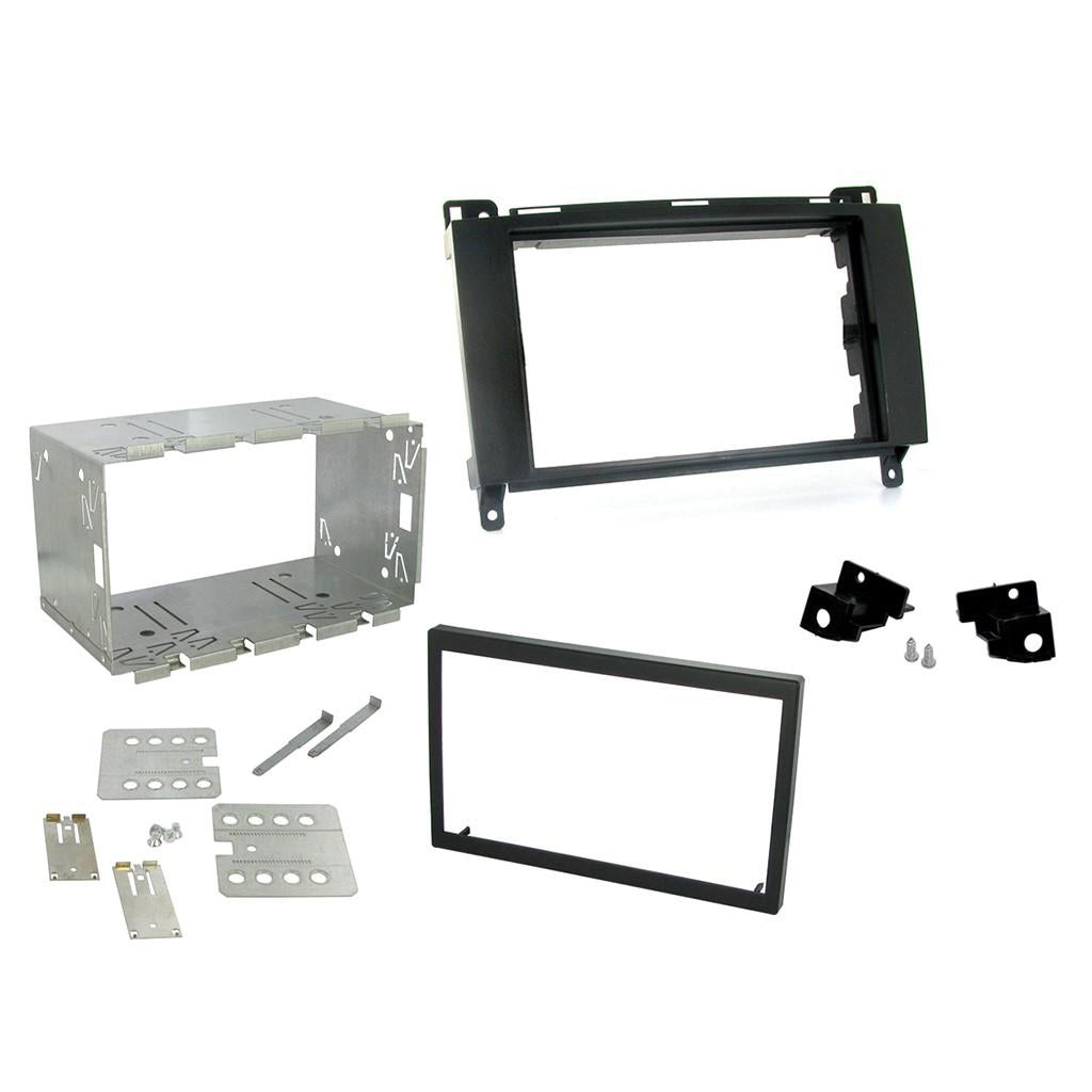 FITTING KIT MERCEDES A , B , VIANO , VITO 2004 - 2014 DOUBLE DIN (WIT - CT23MB01