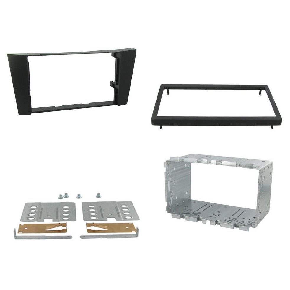 FITTING KIT MERCEDES E CLASS , CLS 2002 - 2010 DOUBLE DIN (WITH CAGE) - CT23MB05