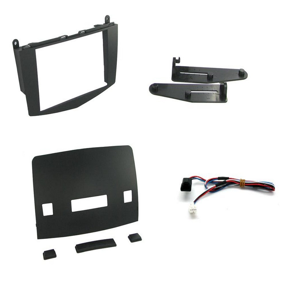 FITTING KIT MERCEDES C CLASS (W204) 2007 - 2011 DOUBLE DIN (BLACK) - CT23MB15