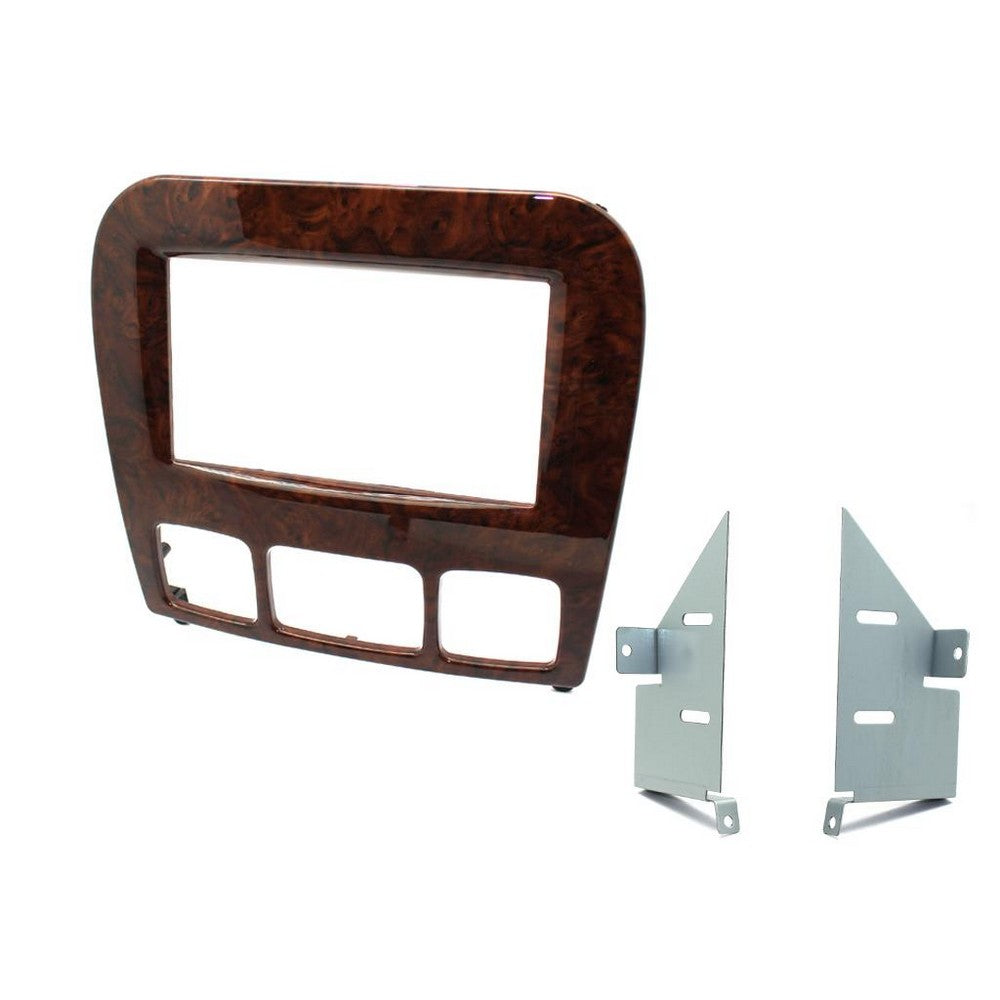 FITTING KIT MERCEDES S CLASS 1998 - 2005 DOUBLE DIN (WOOD GRAIN) - CT23MB19