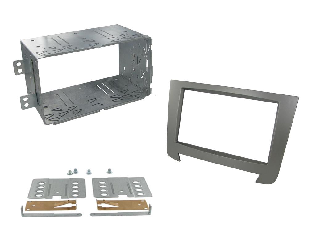 FITTING KIT SSANGYONG REXTON 2013 - 2017 DOUBLE DIN (SILVER) - CT23SY10