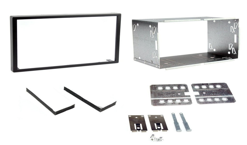 FITTING KIT UNIVERSAL DOUBLE DIN CAGE KIT 103MM (BLACK TRIM) - CT23UN01