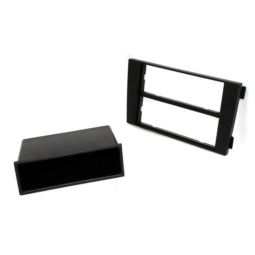 FITTING KIT AUDI A6 2001 - 2004 DIN ONLY (WITH POCKET) (BLACK) - CT24AU05