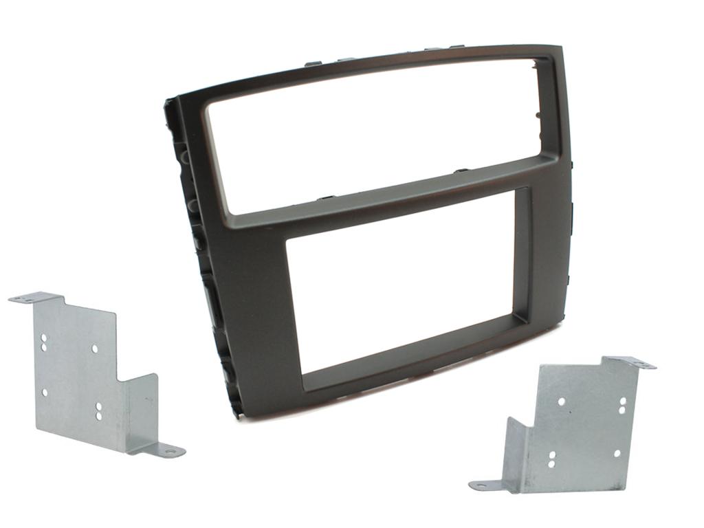 FITTING KIT MITSUBISHI PAJERO 2006 - 2014 DOUBLE DIN (DARK GREY) - CT24MT05