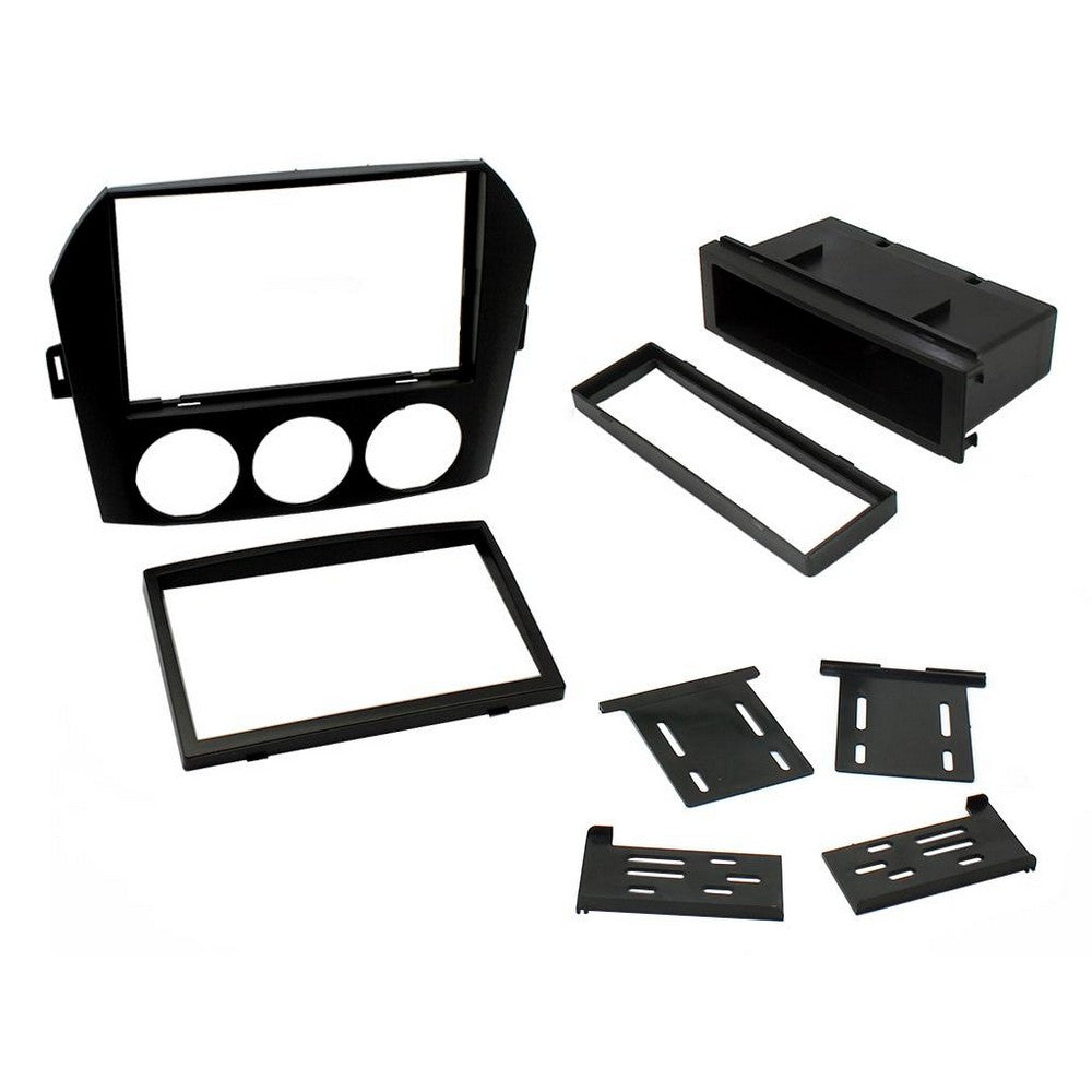 FITTING KIT MAZDA MX5 2006 - 2008 DIN & DOUBLE DIN (BLACK) - CT24MZ08