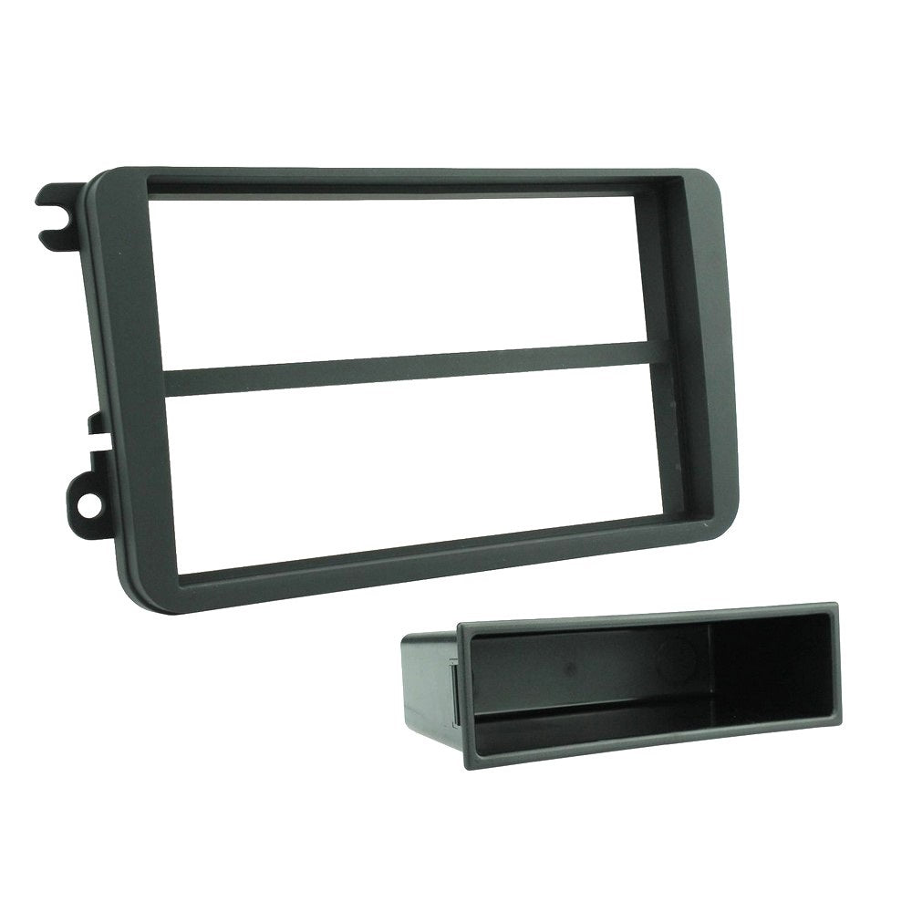 FITTING KIT SKODA / VW 2003 - 2016 DIN (WITH POCKET) (BLACK) - CT24VW03