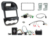 FITTING KIT FORD RANGER (PX) 2012 - 2015 DOUBLE DIN (BLACK) COMPLETE  - CTKFD40C