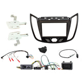 FITTING KIT FORD KUGA 2013 - 2019 DOUBLE DIN (BLACK) COMPLETE KIT - CTKFD44C