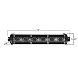 DAYTONA BY METRA LIGHTBAR ULTRA SLIM SINGLE ROW LED 32" - DL-US32