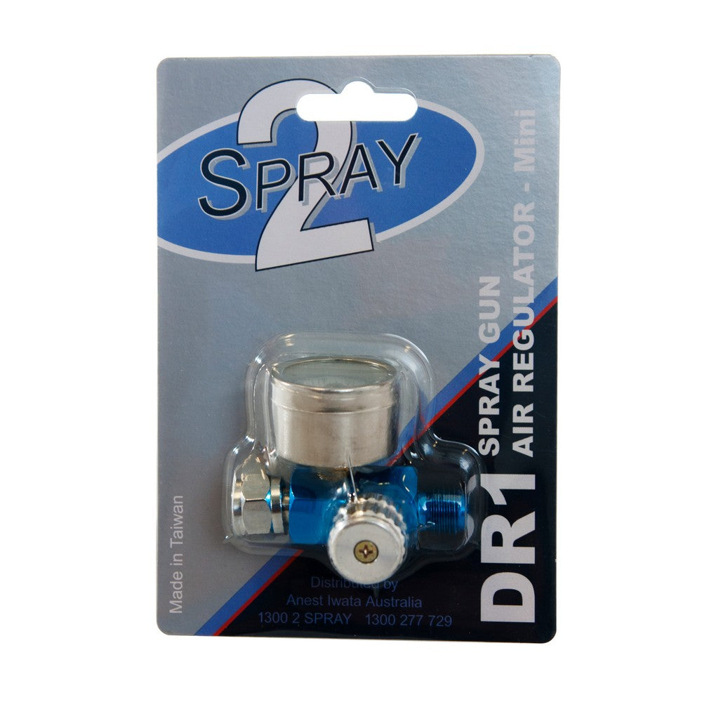 IWATA 2SPRAY AIR REGULATOR MINI WITH PRESSURE GAUGE - DR1