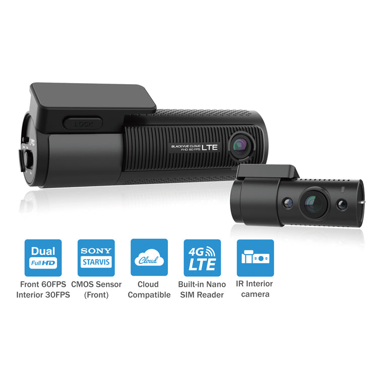 BLACKVUE DR750X-2CH IR LTE FULL HD DASHCAM WITH 32GB MI - DR750X-2CH-IR-LTE 32GB
