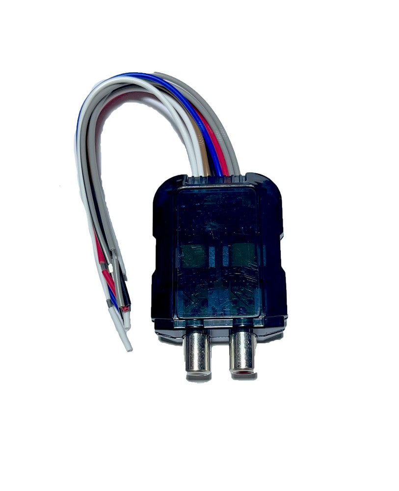 LINE OUT CONVERTER MINI 80W 2 CHANNEL SPEAKER TO RCA WITH AMP TURN ON - ED-LOC80