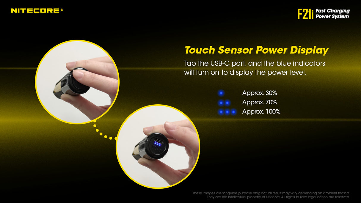 NITECORE ISERIES BATTERY CHARGER AND USB-C POWER BANK - F21I