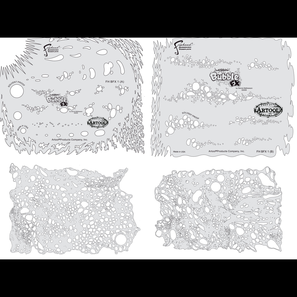 IWATA TEMPLATE DENNIS MATHEWSON BUBBLE FX WITH DVD - FH.BFX1