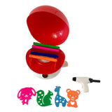 FORMULA AIRBRUSH KIT FOR KIDS WITH AIRBRUSH GUN AND STENCILS RED - FM.ABK-KIDS2