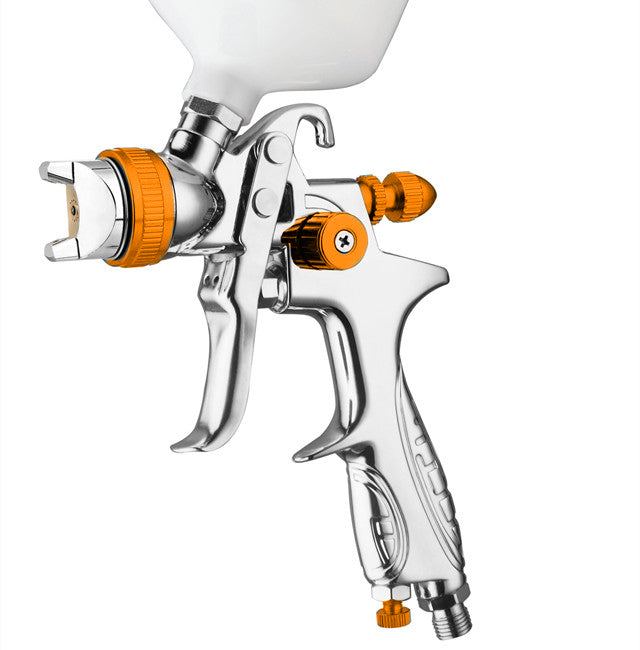 FORMULA GRAVITY SPRAY GUN 2.0MM WITH 600ML POT ORANGE - FM.M3000-2.0MM