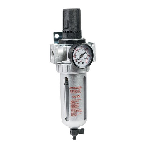 IWATA 2SPRAY AIR FILTER REGULATOR WITH GAUGE 1/4" - FR202
