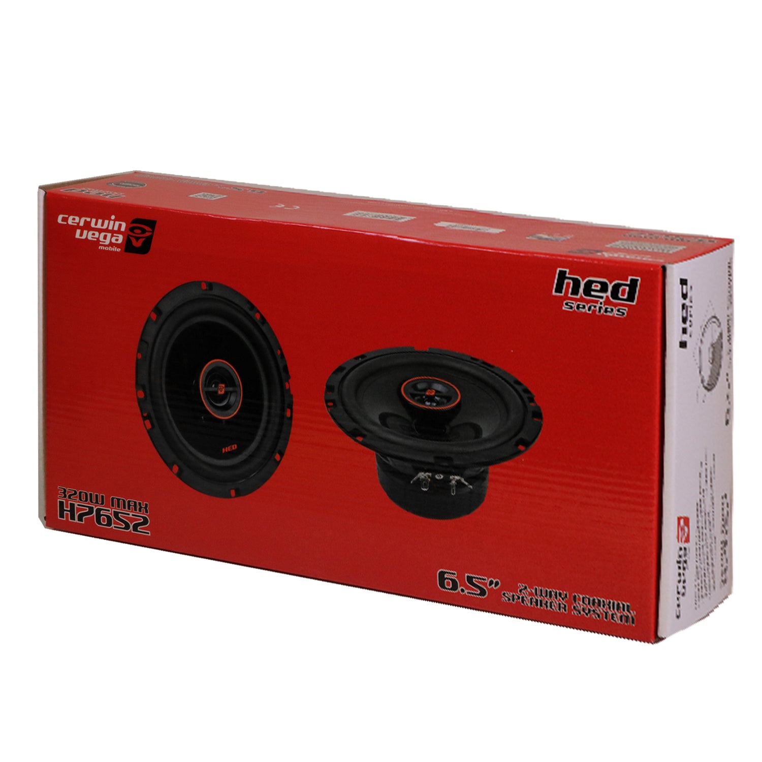 CERWIN VEGA 6.5" COAXIAL SPEAKERS 400W PAIR HED SERIES 2 WAY - H7652