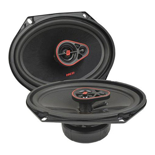 CERWIN VEGA 6" X 8"  COAXIAL SPEAKERS 360W PAIR HED SERIES 3 WAY - H7683