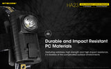 NITECORE HEADLAMP LIGHTWEIGHT LED UP TO 230 LUMENS MAX RUNTIME 130 HOURS - HA23