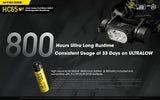 NITECORE USB RECHARGEABLE LED HEADLAMP - HC65 V2