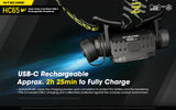 NITECORE USB RECHARGEABLE LED HEADLAMP - HC65 V2