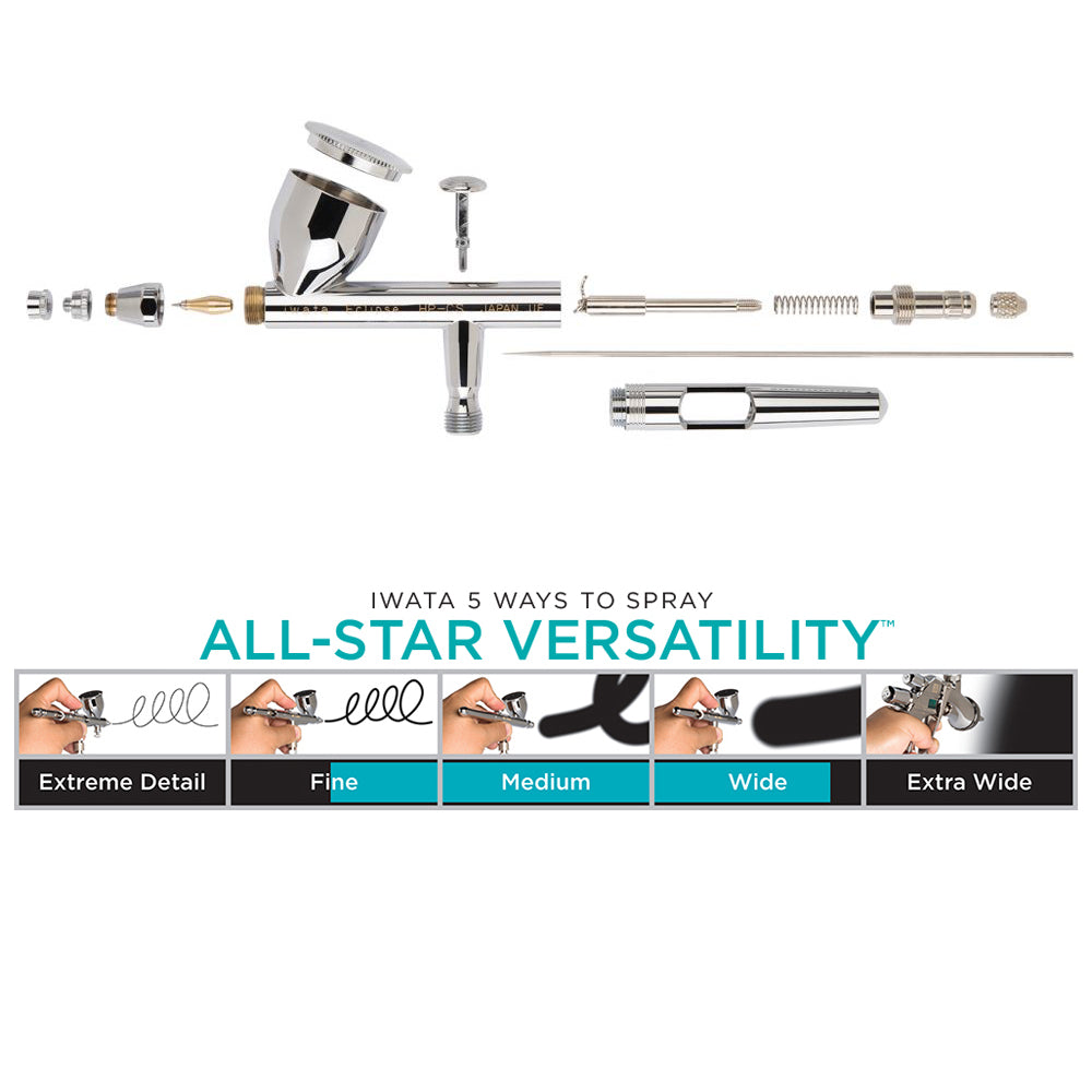IWATA GRAVITY AIRBRUSH ECLIPSE 0.35MM ECL4500 - HP.CS