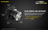 NITECORE FOCUSABLE HEADLAMP FOR RUNNING BIKING OUTDOORS SEARCH CAMPING - HU60