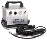IWATA AIRBRUSH COMPRESSOR SILVER JET + FILTER - IS50F