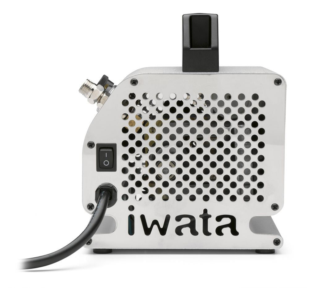 IWATA AIRBRUSH COMPRESSOR SILVER JET + FILTER - IS50F