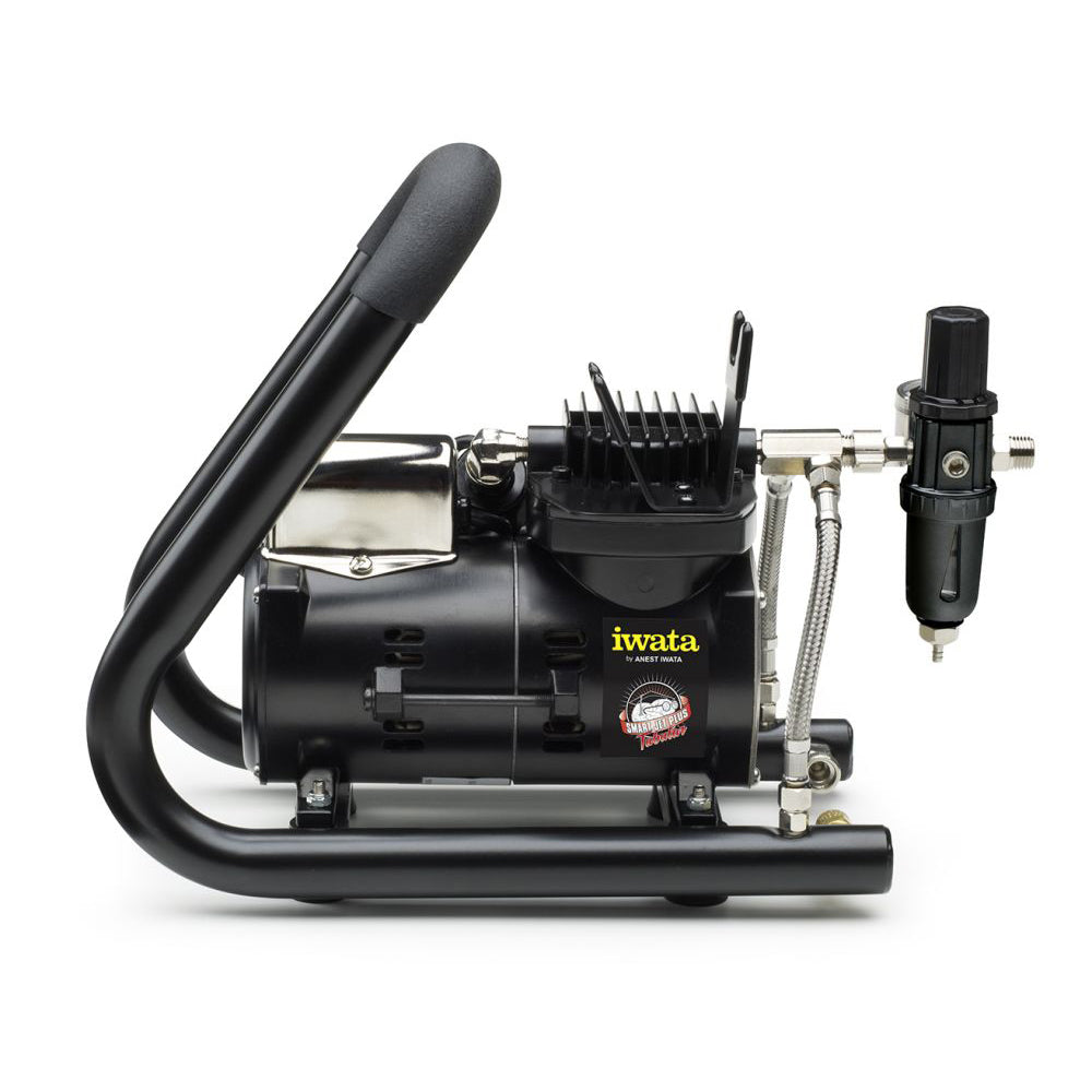IWATA AIRBRUSH COMPRESSOR SMART JET PLUS HANDLE TANK - IS875HT