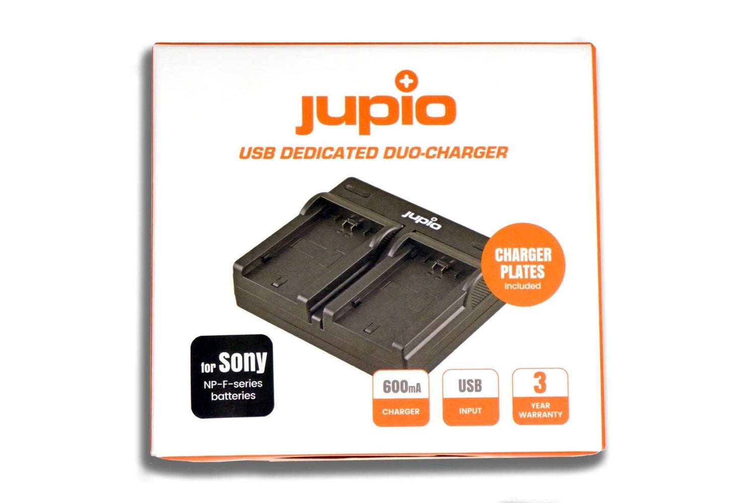 JUPIO SONY L SERIES DUAL BATTERY CHARGER USB - JDC1001