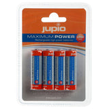 JUPIO RECHARGABLE BATTERY AA 2700MAH 4PK - JRBAA2700