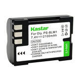 KASTAR CAMERA BATTERY OLYMPUS BLM-1/PS-BLM1 7.4V 2100MAH - KA-BLM1
