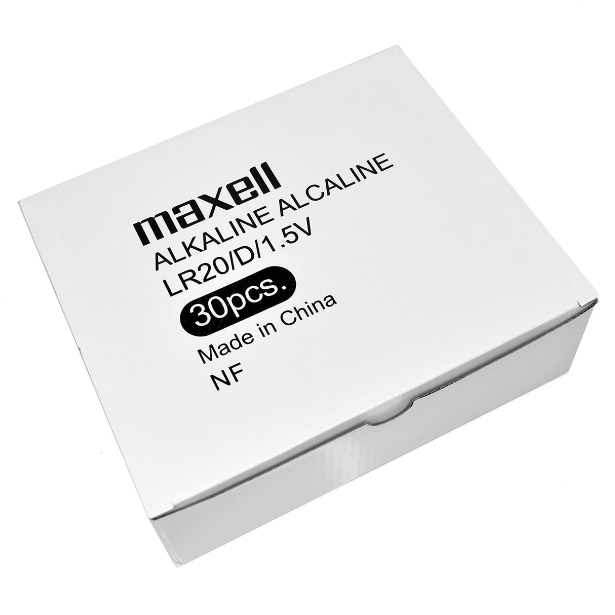 MAXELL ALKALINE D SIZE BULK SIX PACK BATTERIES IN SHRINK WRAP PACKA - LR20(GD)6P