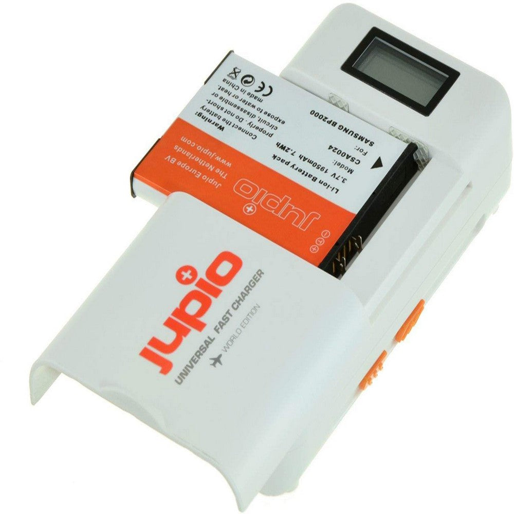 JUPIO UNIVERSAL FAST CHARGER WORLD EDITION WITH LCD - LUC0060