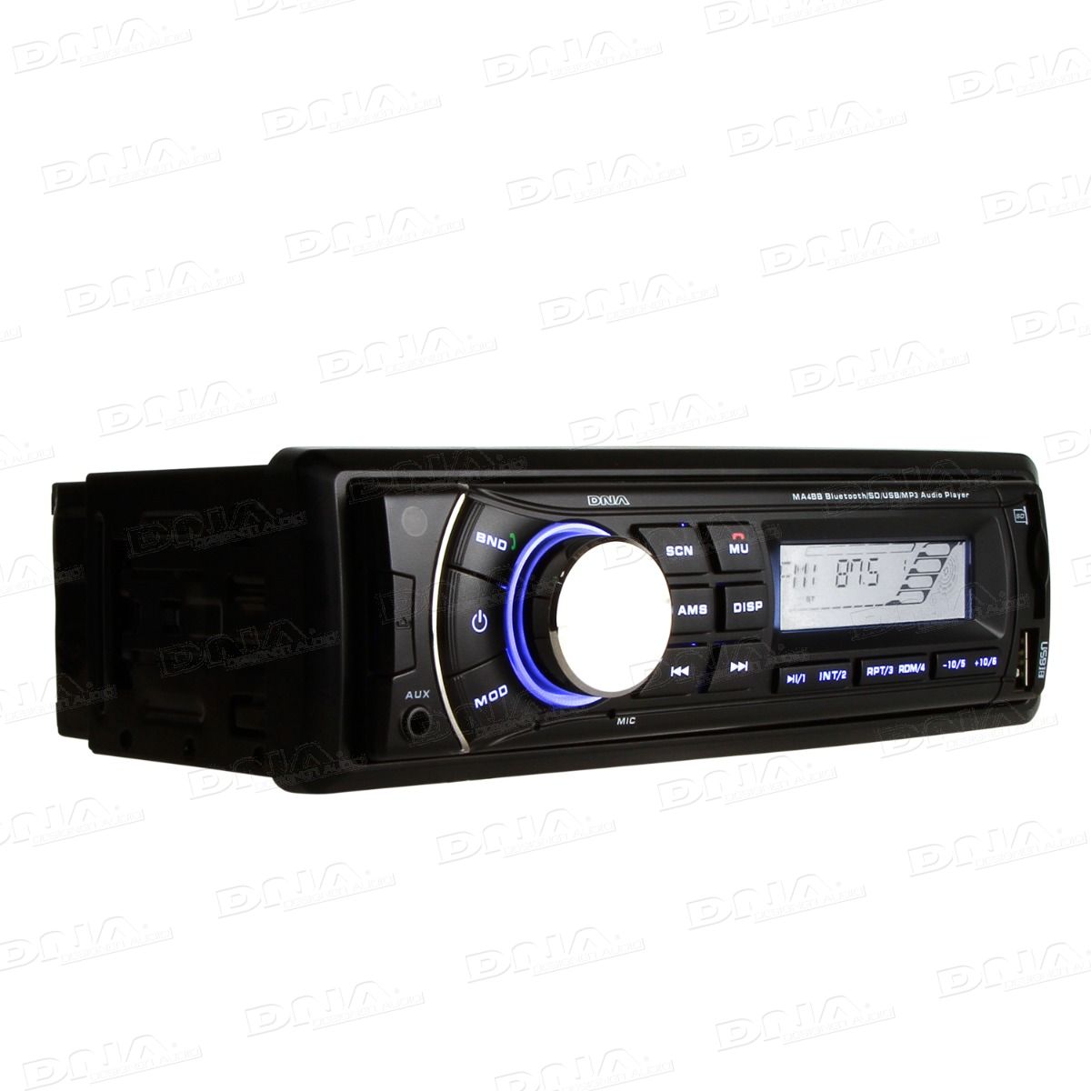 DNA MARINE HEAD UNIT WITH BLUETOOTH/USB/SD AND AM/FM RADIO BLACK - MA4BB